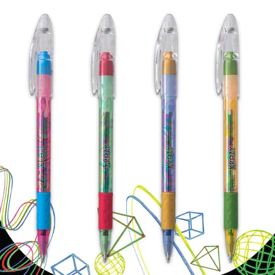 Pentel Arts Krazy Pop™ 1.0mm Assorted Ink Iridescent Gel Pen Set